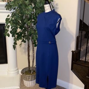 Women’s Navy blue Bodycon stretch Dress- size large